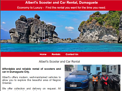 Albert's Scooter and Car Rental. Dumaguete